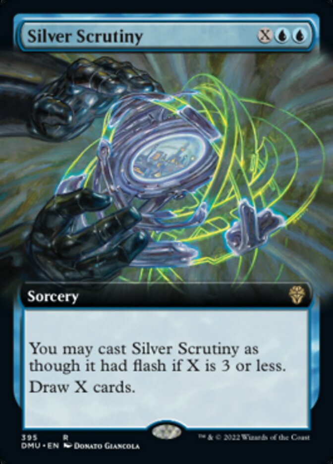 Silver Scrutiny (Extended Art) [Dominaria United] | D20 Games