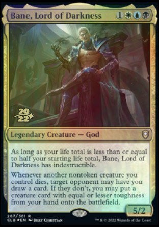 Bane, Lord of Darkness [Commander Legends: Battle for Baldur's Gate Prerelease Promos] | D20 Games