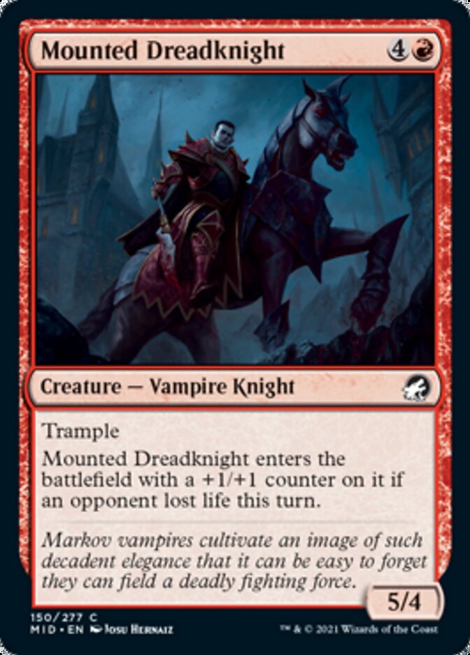 Mounted Dreadknight [Innistrad: Midnight Hunt] | D20 Games