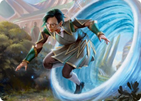 Vortex Runner Art Card [Strixhaven: School of Mages Art Series] | D20 Games