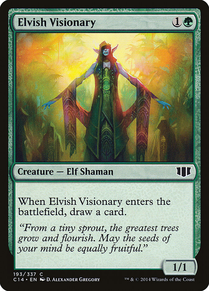 Elvish Visionary [Commander 2014] | D20 Games