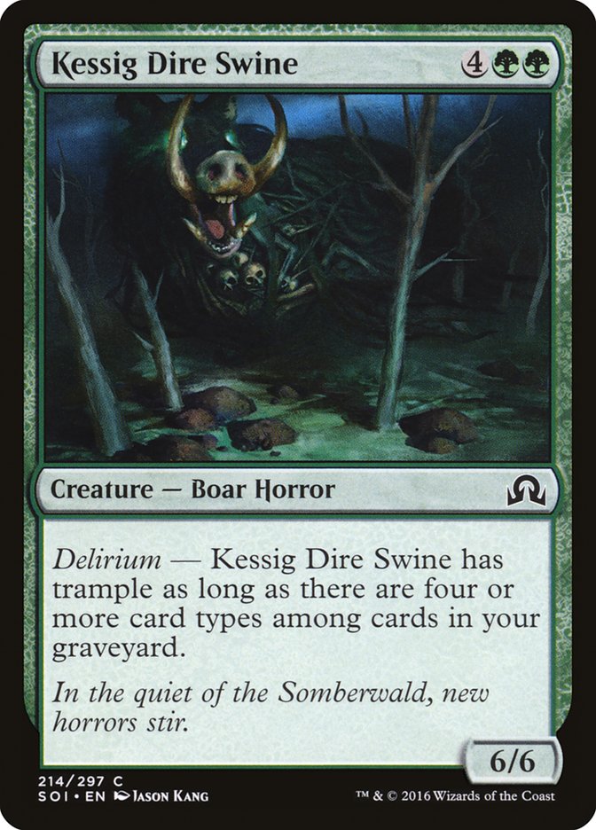 Kessig Dire Swine [Shadows over Innistrad] | D20 Games