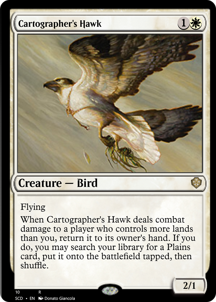 Cartographer's Hawk [Starter Commander Decks] | D20 Games