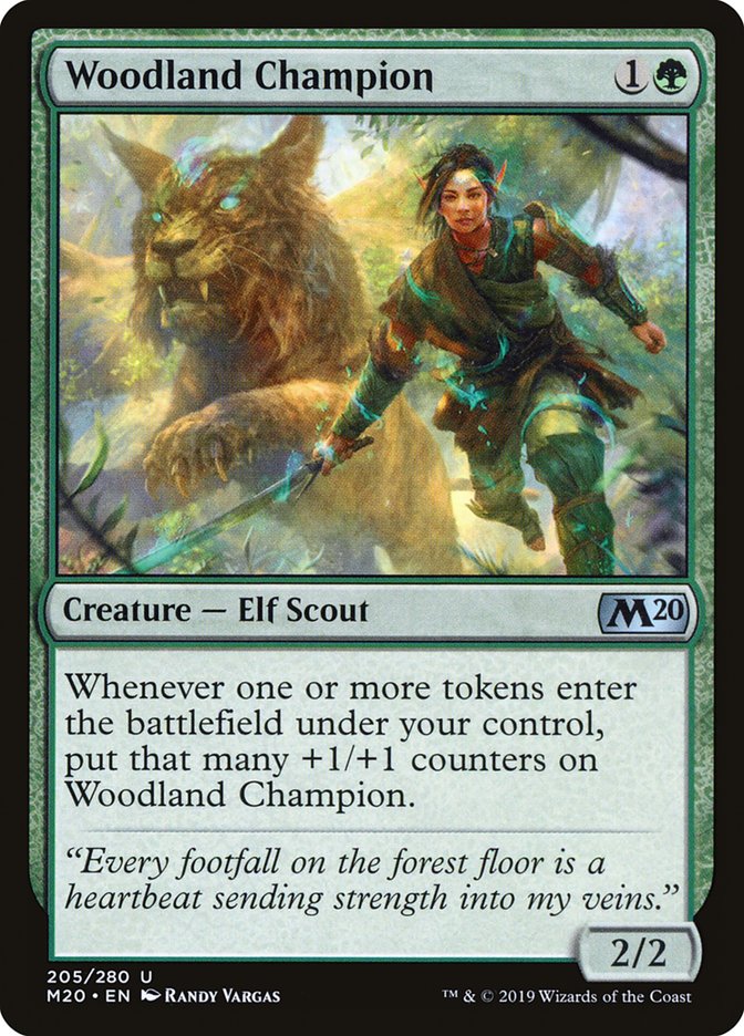 Woodland Champion [Core Set 2020] | D20 Games