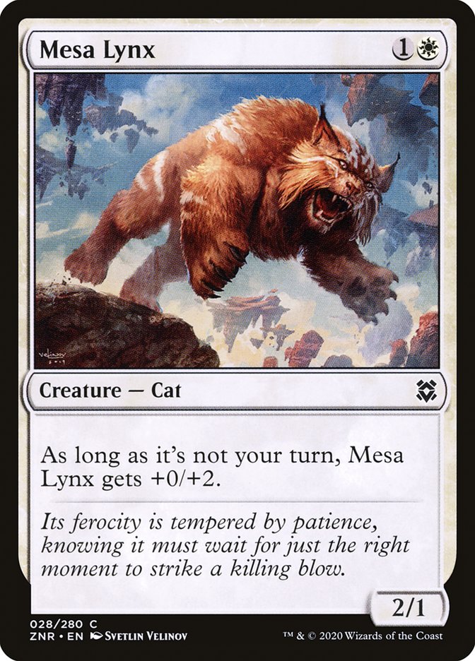 Mesa Lynx [Zendikar Rising] | D20 Games