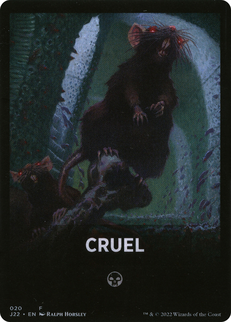 Cruel Theme Card [Jumpstart 2022 Front Cards] | D20 Games