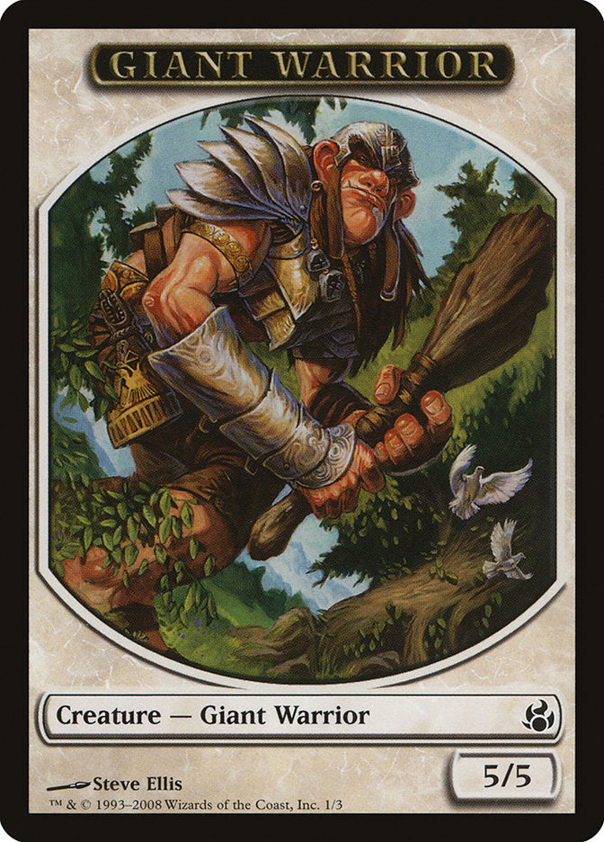 Giant Warrior [Morningtide Tokens] | D20 Games