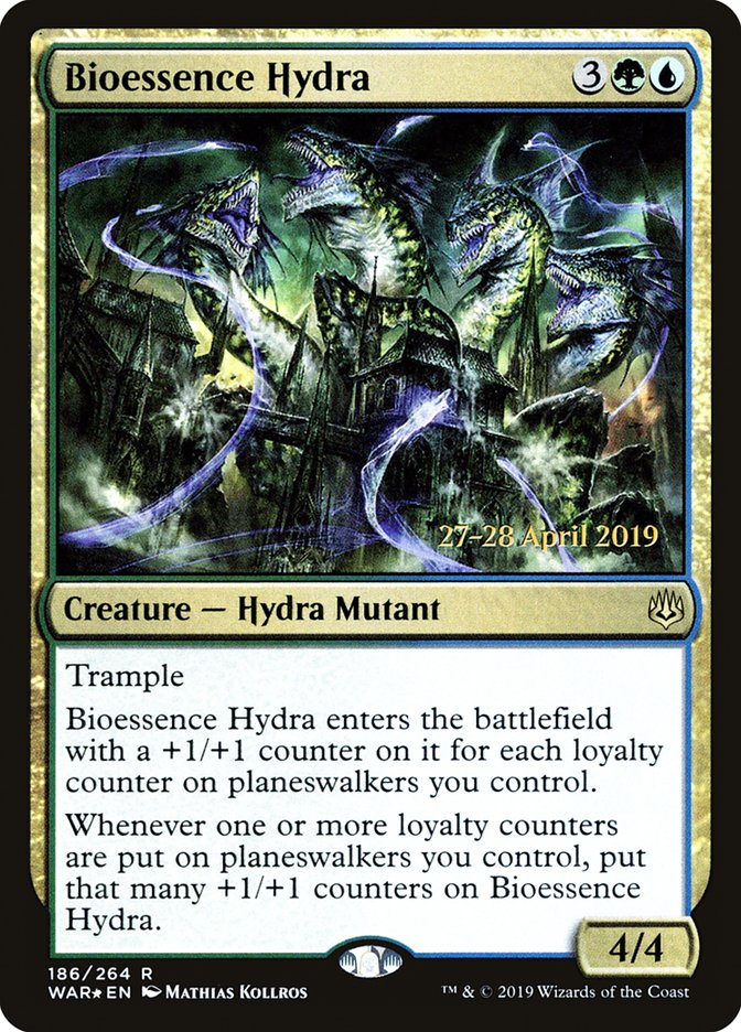 Bioessence Hydra  [War of the Spark Prerelease Promos] | D20 Games