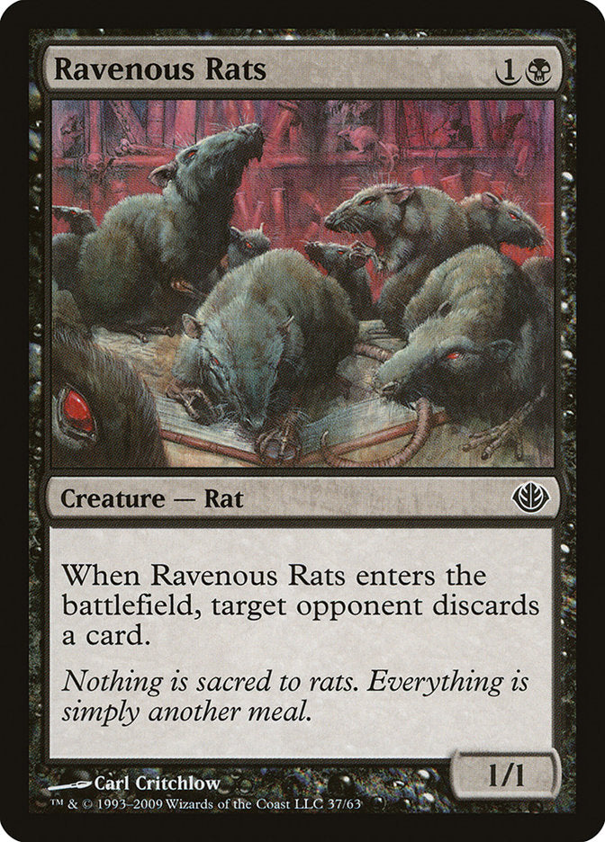 Ravenous Rats [Duel Decks: Garruk vs. Liliana] | D20 Games