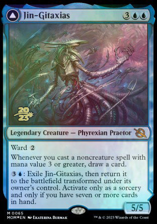 Jin-Gitaxias // The Great Synthesis [March of the Machine Prerelease Promos] | D20 Games