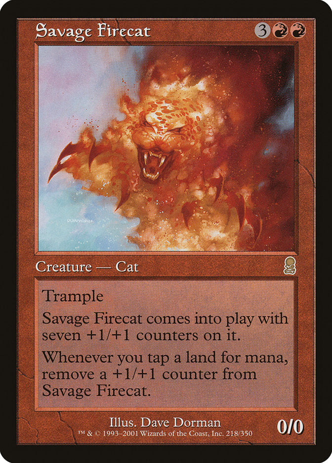 Savage Firecat [Odyssey] | D20 Games