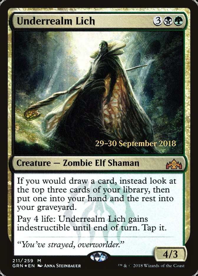 Underrealm Lich  [Guilds of Ravnica Prerelease Promos] | D20 Games