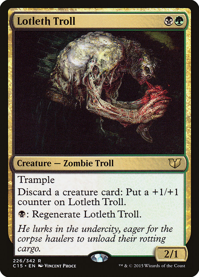 Lotleth Troll [Commander 2015] | D20 Games