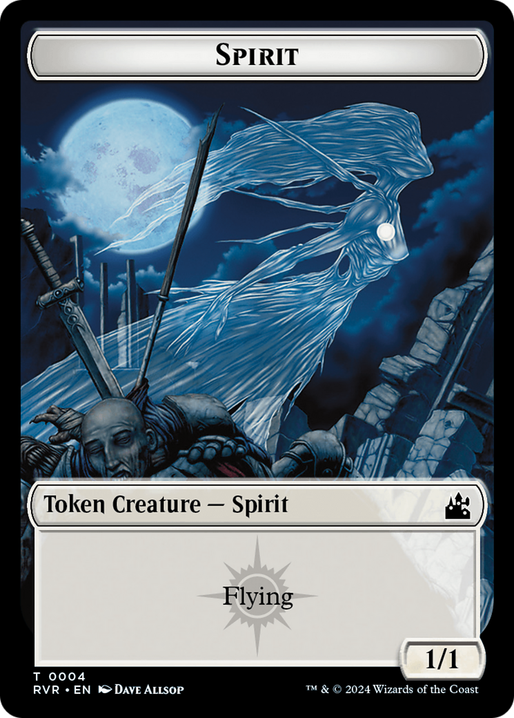 Spirit Token (0004) [Ravnica Remastered Tokens] | D20 Games