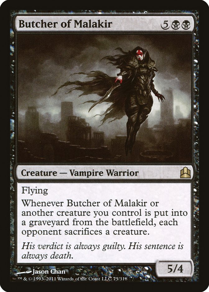 Butcher of Malakir [Commander 2011] | D20 Games