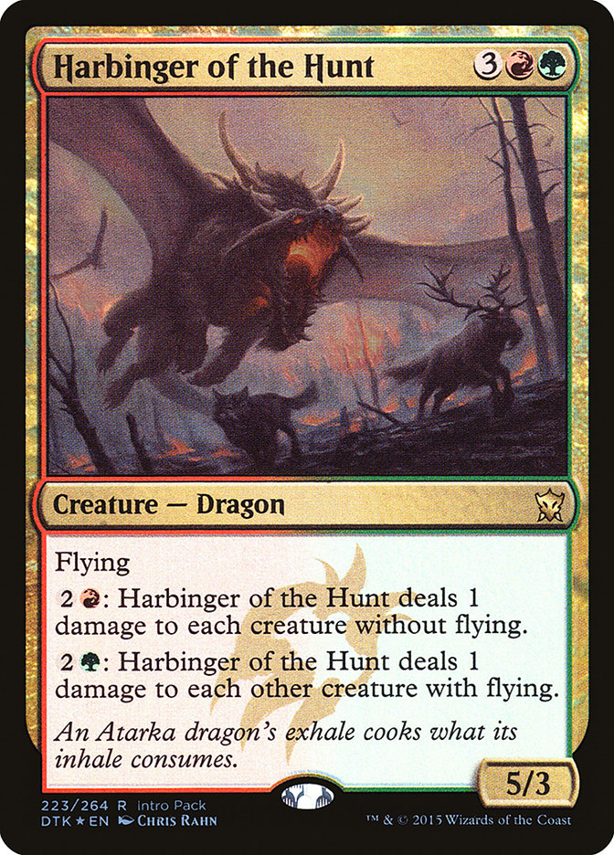 Harbinger of the Hunt (Intro Pack) [Dragons of Tarkir Promos] | D20 Games