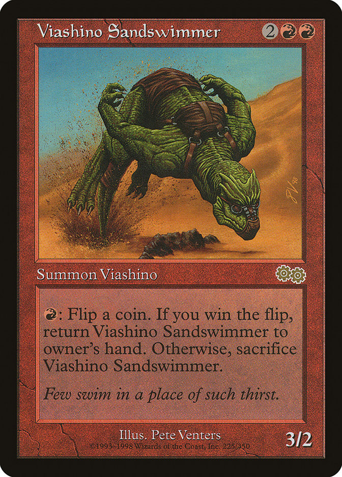 Viashino Sandswimmer [Urza's Saga] | D20 Games