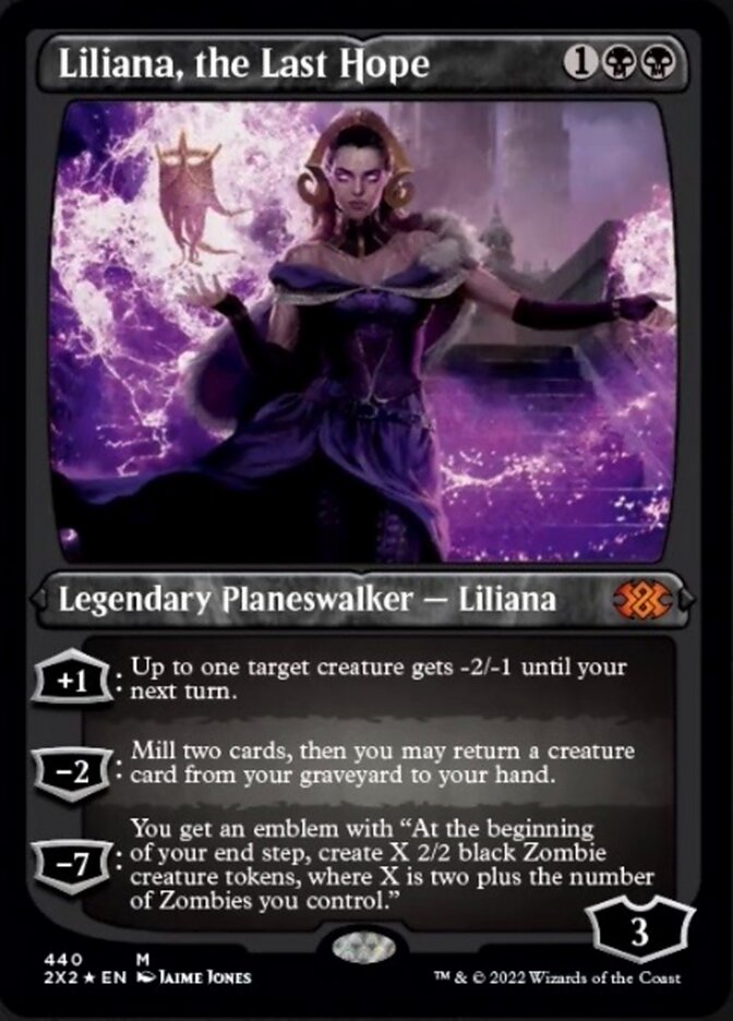 Liliana, the Last Hope (Foil Etched) [Double Masters 2022] | D20 Games