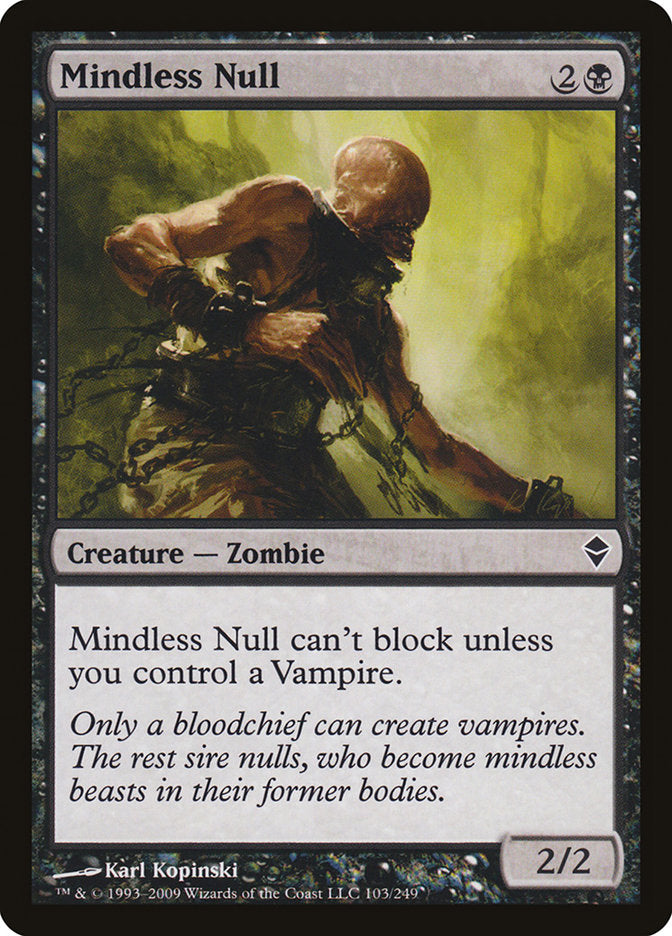 Mindless Null [Zendikar] | D20 Games