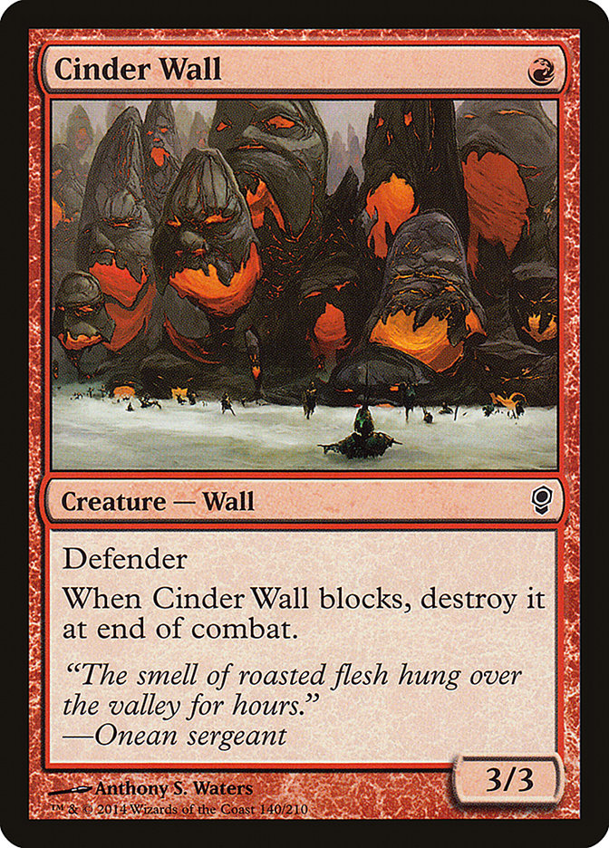Cinder Wall [Conspiracy] | D20 Games