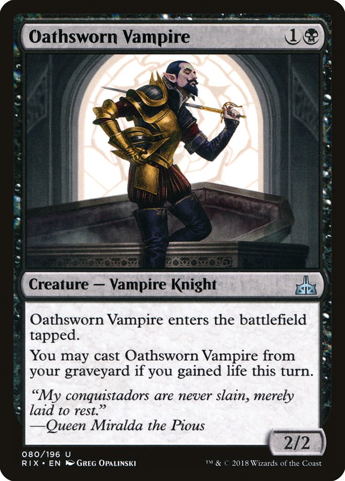 Oathsworn Vampire [Rivals of Ixalan] | D20 Games