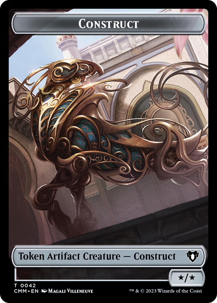 Eldrazi Spawn // Construct (0042) Double-Sided Token [Commander Masters Tokens] | D20 Games