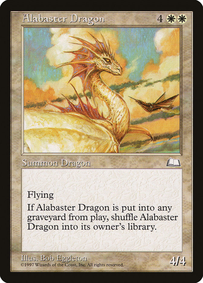 Alabaster Dragon [Weatherlight] | D20 Games