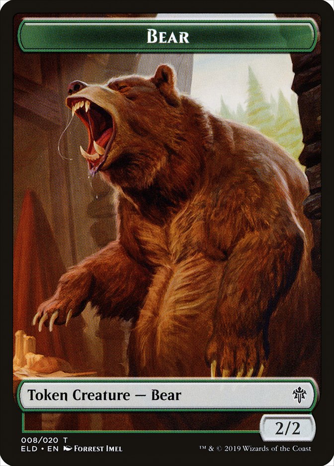 Bear [Throne of Eldraine Tokens] | D20 Games