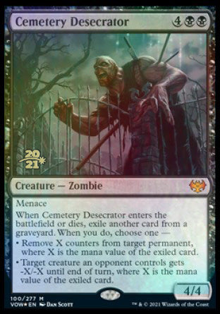 Cemetery Desecrator [Innistrad: Crimson Vow Prerelease Promos] | D20 Games