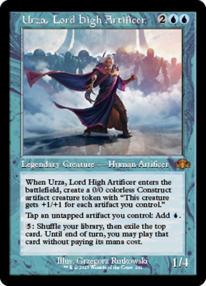 Urza, Lord High Artificer (Retro) [Dominaria Remastered] | D20 Games