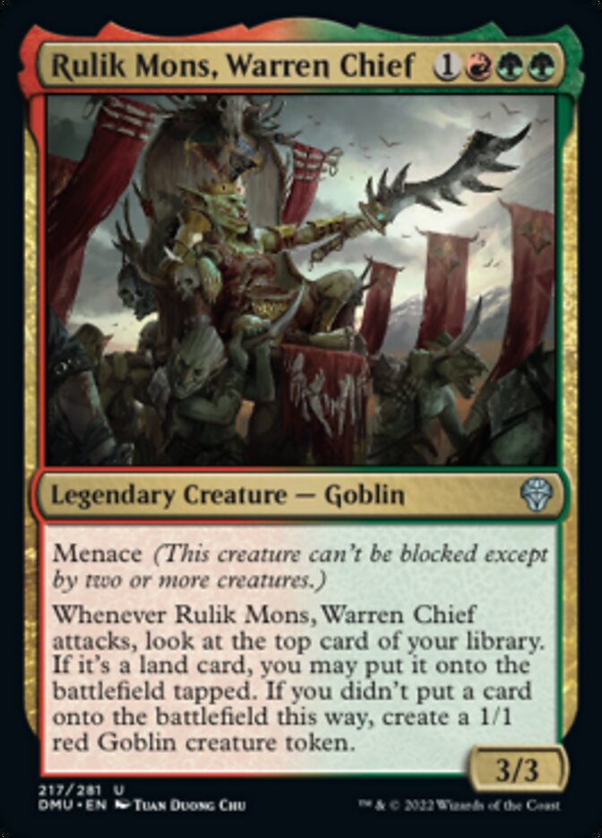 Rulik Mons, Warren Chief [Dominaria United] | D20 Games