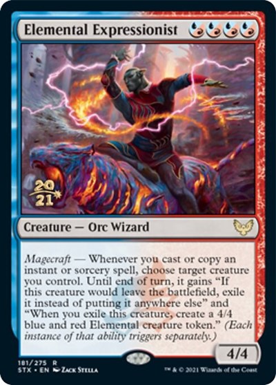 Elemental Expressionist [Strixhaven: School of Mages Prerelease Promos] | D20 Games