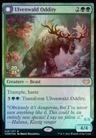 Ulvenwald Oddity // Ulvenwald Behemoth [Innistrad: Crimson Vow Prerelease Promos] | D20 Games