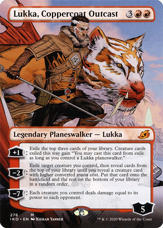 Lukka, Coppercoat Outcast (Borderless) [Ikoria: Lair of Behemoths] | D20 Games