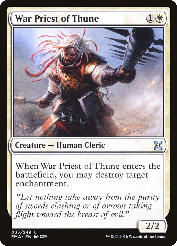 War Priest of Thune [Eternal Masters] | D20 Games