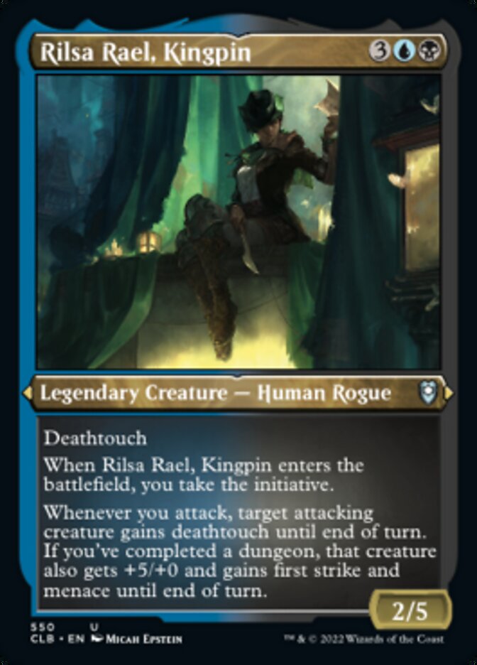 Rilsa Rael, Kingpin (Foil Etched) [Commander Legends: Battle for Baldur's Gate] | D20 Games