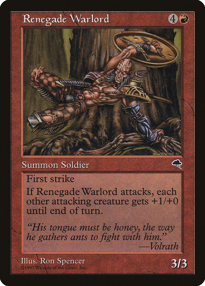 Renegade Warlord [Tempest] | D20 Games