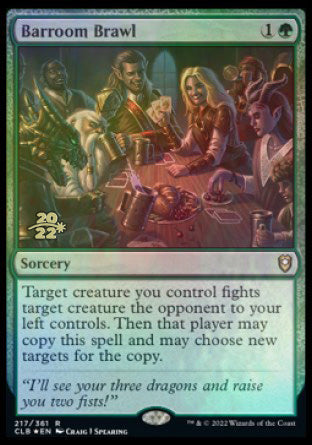 Barroom Brawl [Commander Legends: Battle for Baldur's Gate Prerelease Promos] | D20 Games