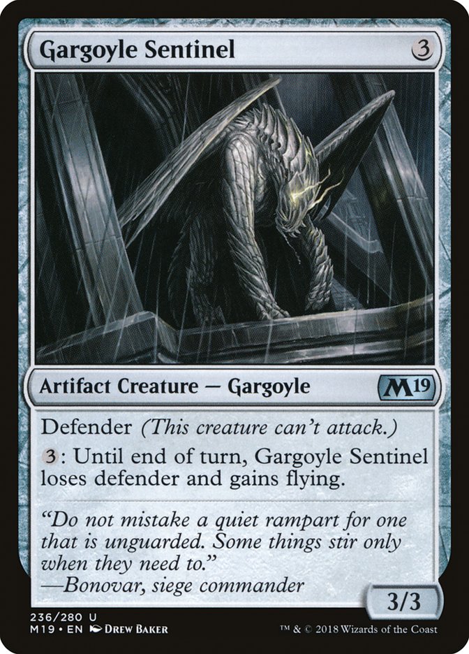 Gargoyle Sentinel [Core Set 2019] | D20 Games