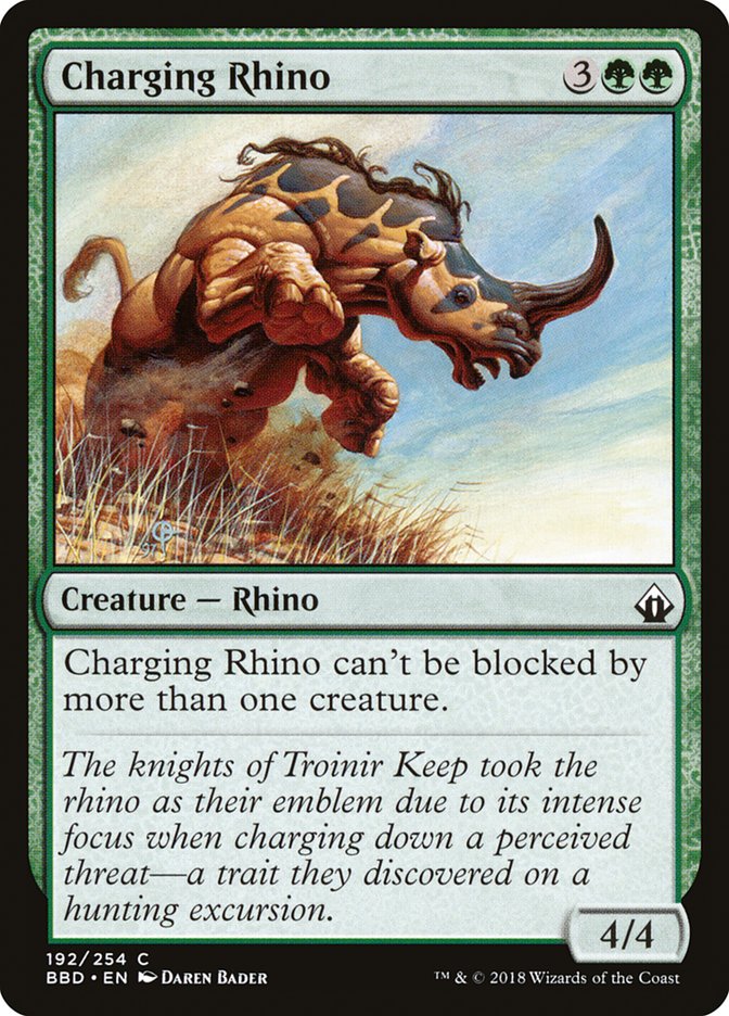 Charging Rhino [Battlebond] | D20 Games