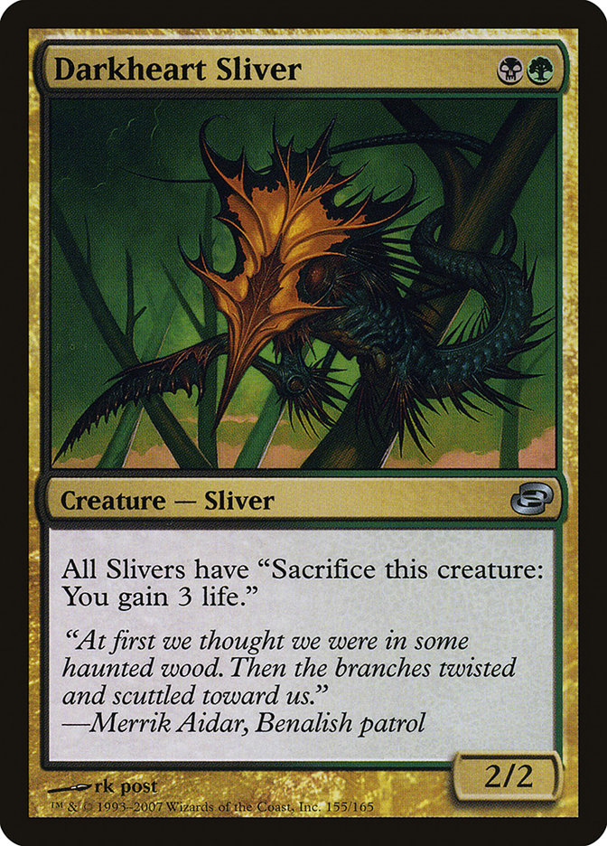 Darkheart Sliver [Planar Chaos] | D20 Games