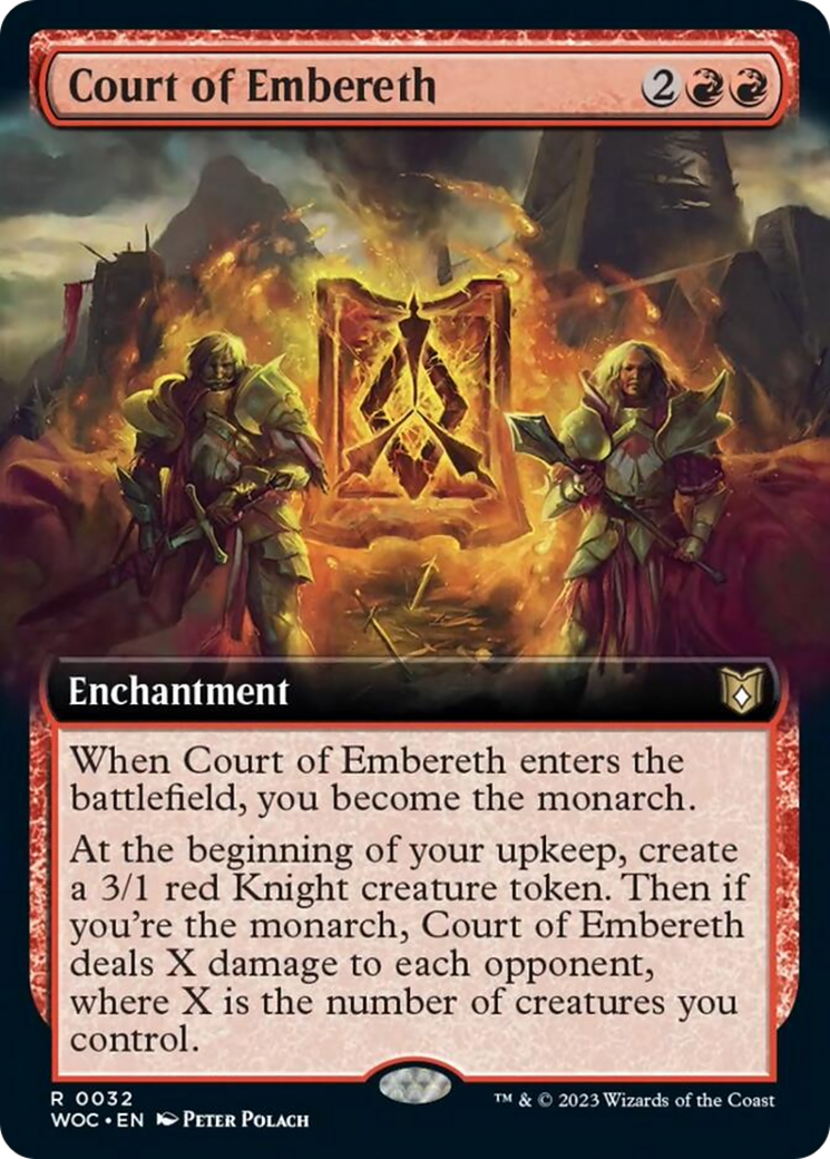 Court of Embereth (Extended Art) [Wilds of Eldraine Commander] | D20 Games