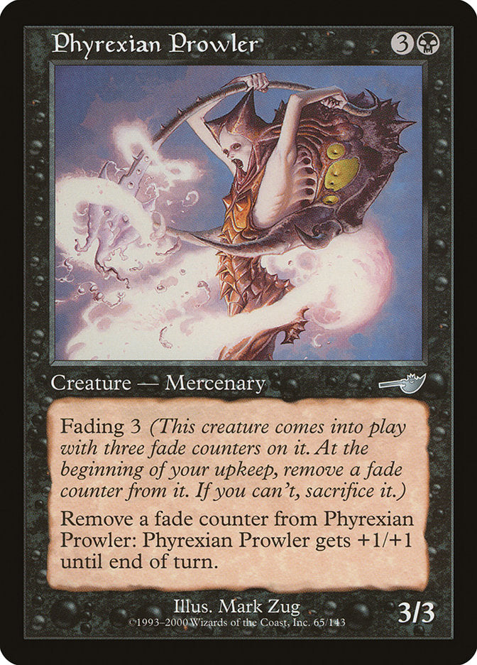 Phyrexian Prowler [Nemesis] | D20 Games