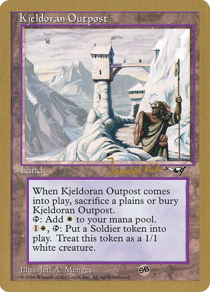 Kjeldoran Outpost (Janosch Kuhn) [World Championship Decks 1997] | D20 Games