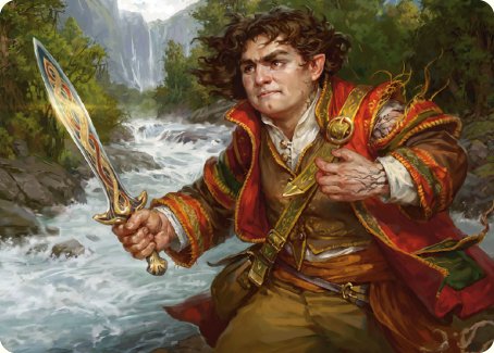 Frodo Baggins Art Card (16/81) [The Lord of the Rings: Tales of Middle-earth Art Series] | D20 Games