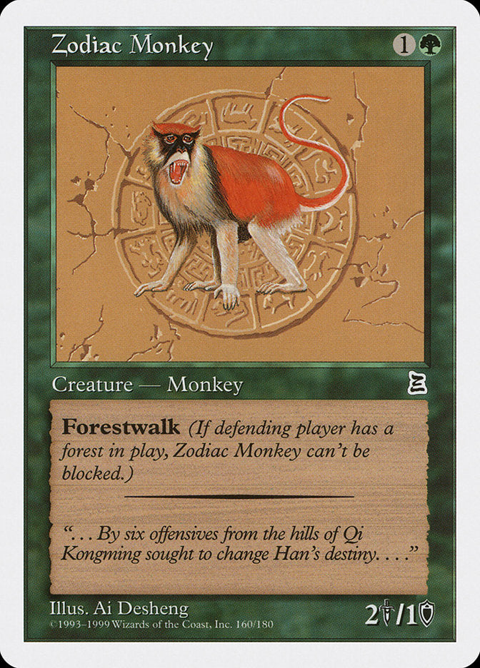 Zodiac Monkey [Portal Three Kingdoms] | D20 Games