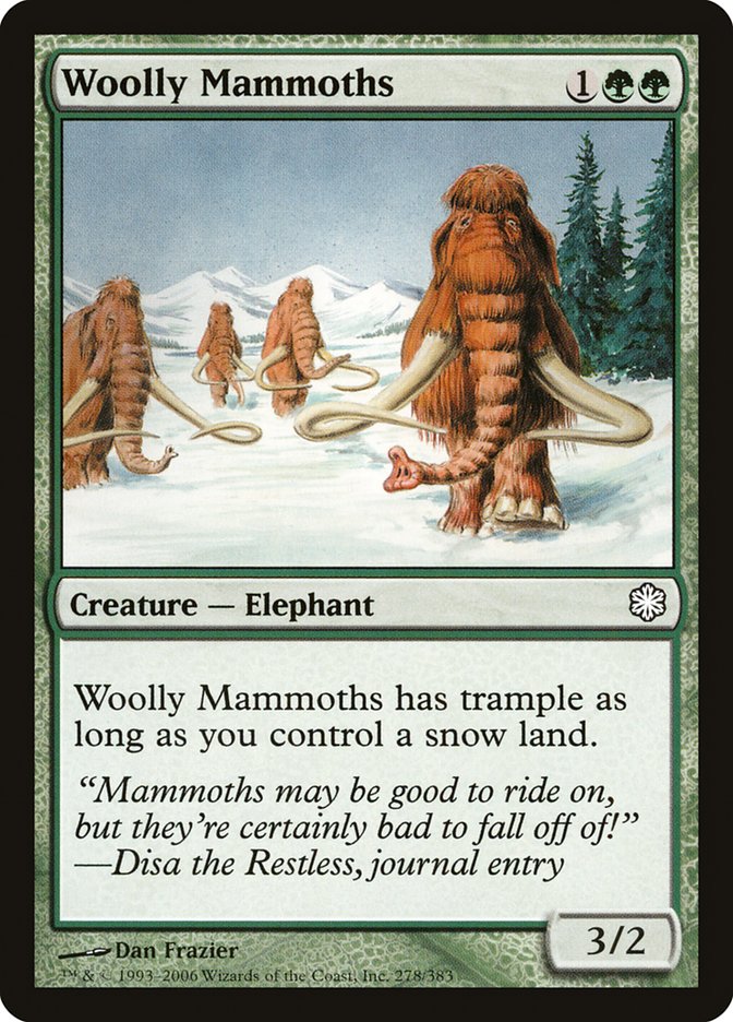 Woolly Mammoths [Coldsnap Theme Decks] | D20 Games