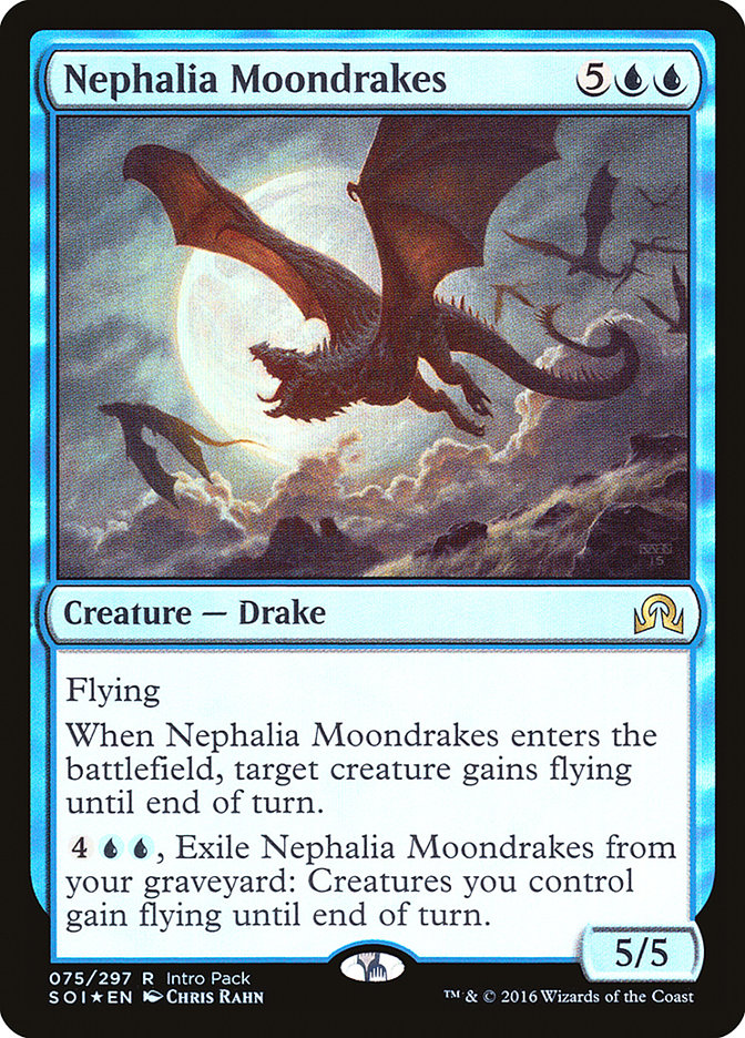 Nephalia Moondrakes (Intro Pack) [Shadows over Innistrad Promos] | D20 Games