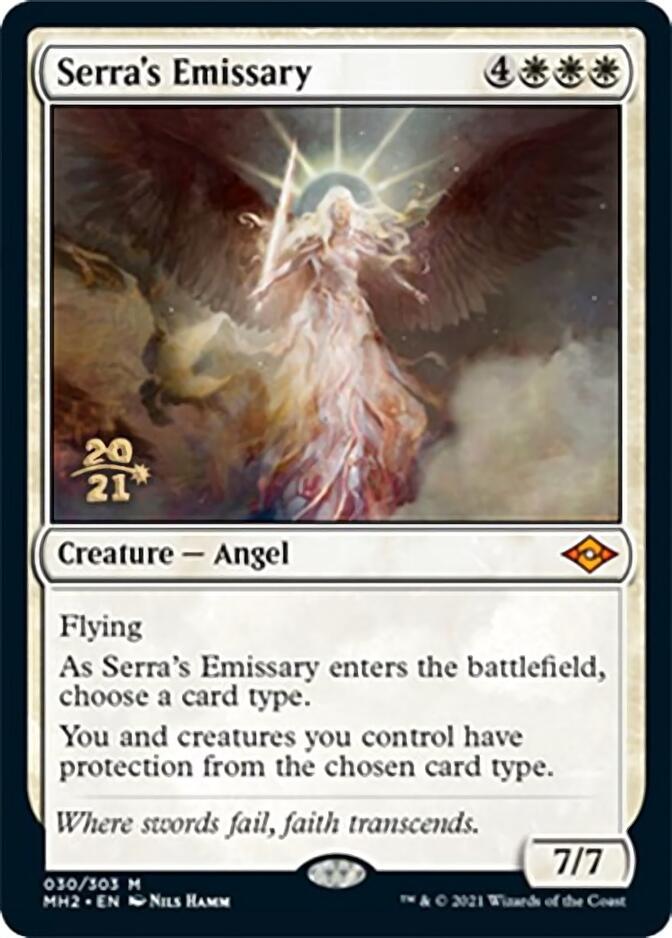 Serra's Emissary [Modern Horizons 2 Prerelease Promos] | D20 Games