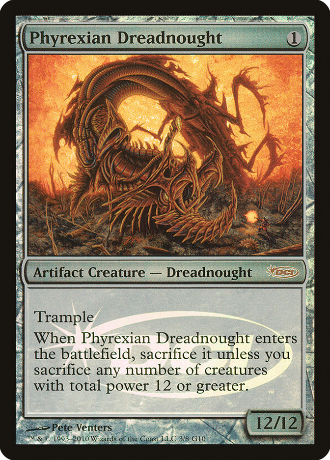 Phyrexian Dreadnought [Judge Gift Cards 2010] | D20 Games